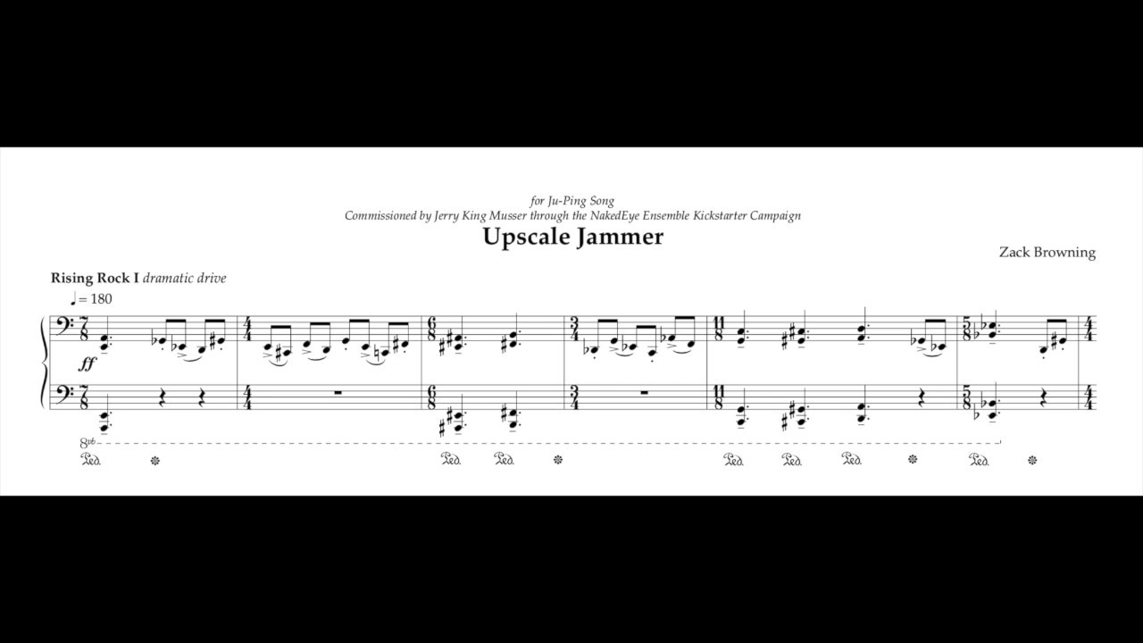 Zack Browning: Upscale Jammer (2017) | Ju-Ping Song