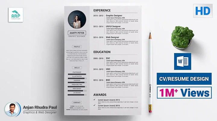 How to Create a CV/RESUME template in Microsoft Word Docx : ✪ Docx Tutorial ✪