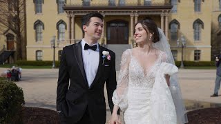 A Charismatic Notre Dame Stadium Wedding | Ben & Jenna