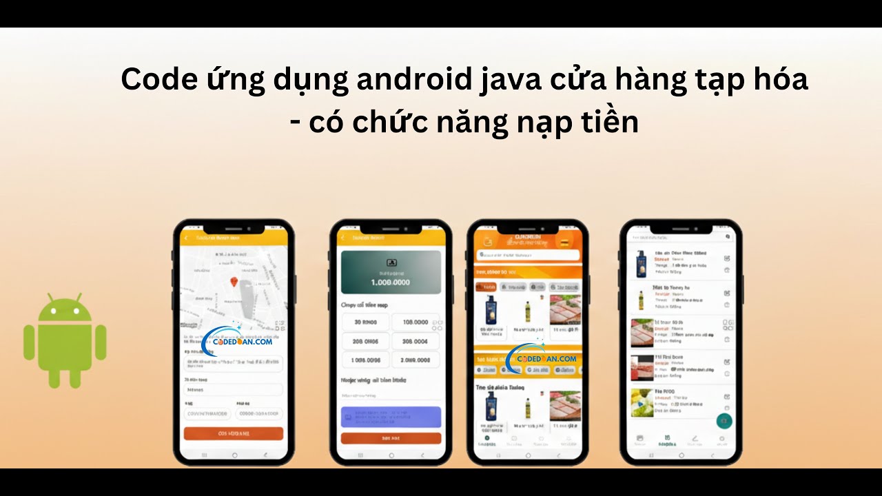 Code ứng dụng android java cửa hàng tạp hóa - có chức năng nạp tiền ...