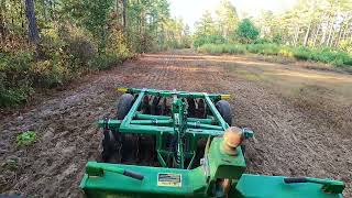 John Deere 5075E Discing 2025 Food Plots