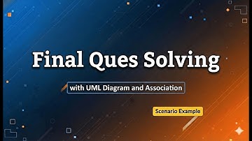 Final Exam Ques Solve || UML || Association || DIU CSE 221 || Object Oriented Programming 09