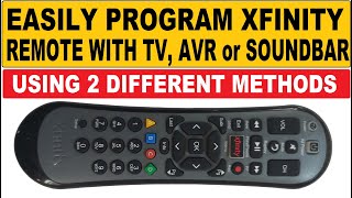 Easily Program Xfinity XR2 Universal Remote with TV