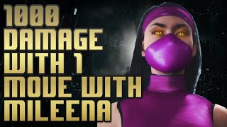 1000 damage in 1 move with Mileena s Sai slide attack augment build
