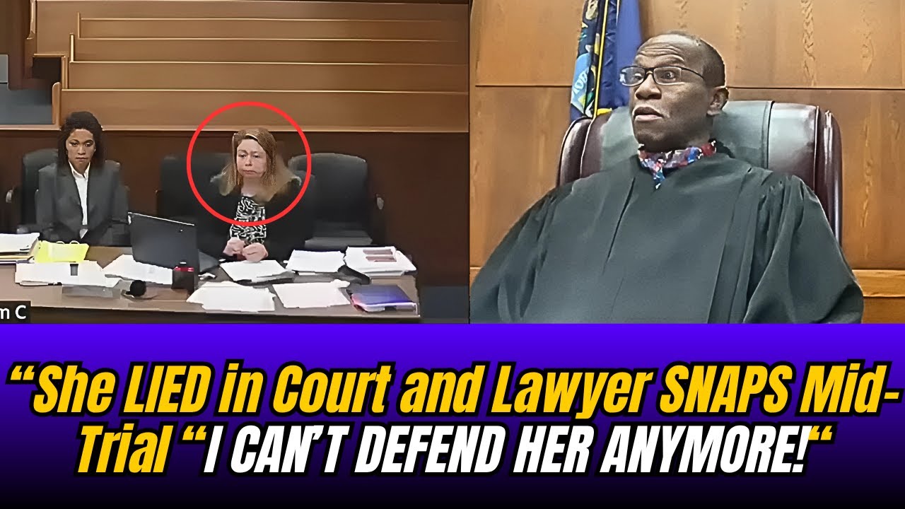 Her Lawyer SHOCKS the Court “I'M DONE — She Lied to Me Too, I Can't