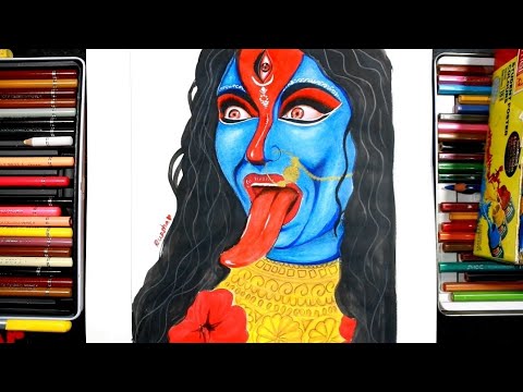 Kali Maa Drawing 🙏🏻 Jai Maa Kali , Happy Diwali 🪔