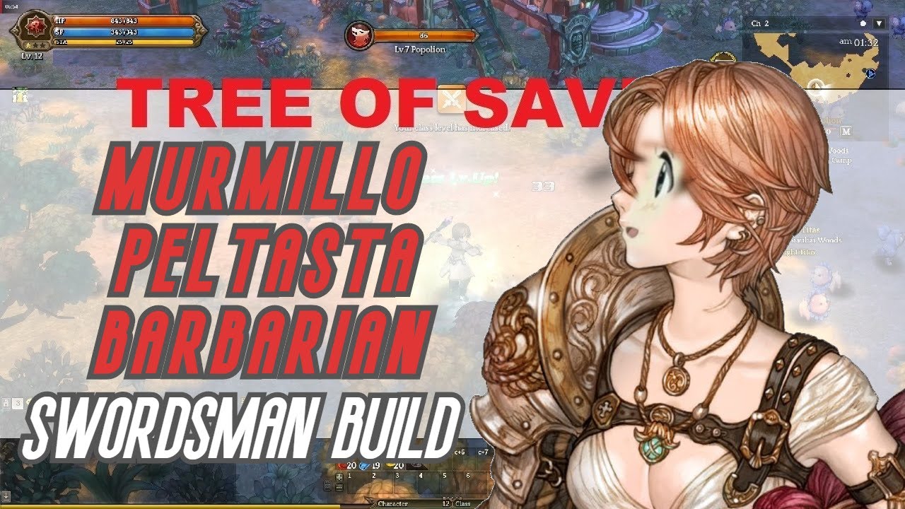 tree of savior tank build  2022 New  TOS BUILD - Murmillo Peltasta Barbarian