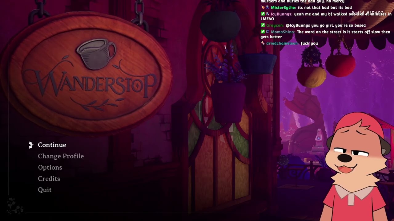 【4. Wanderstop】 she wander on my stop until i