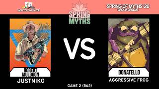 InGen (JustNiko) vs Donatello (Aggressive Frog) │ Groups - G2 │ RG - SoM'26 │ Unmatched