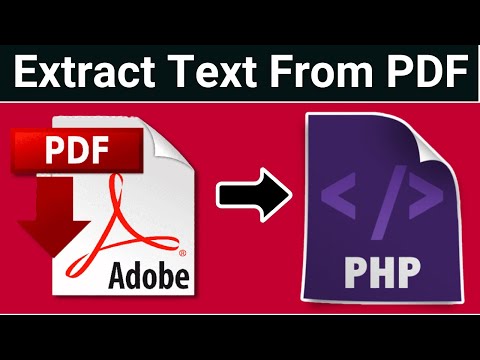 PHP Script to Extract Text From PDF Document in Textarea and Download it as Text File in Browser