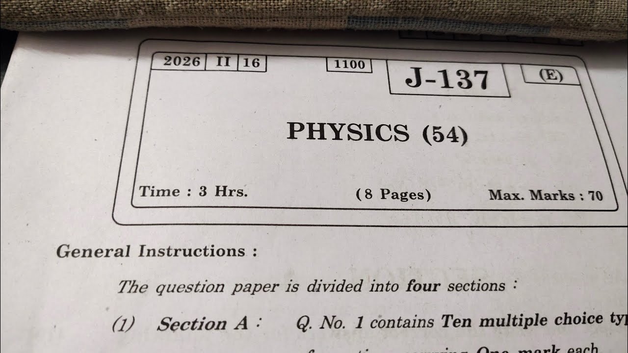JEE Result??.... Physic HSC board exam?? Cooked🥀