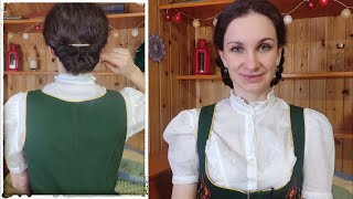 картинка: Простые причёски в ретро стиле. Как сделать винтажную причёску.