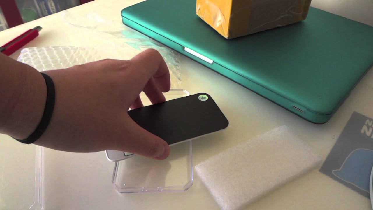 UNBOXING/INSTALL: White Clear Glass Back For iPhone 4