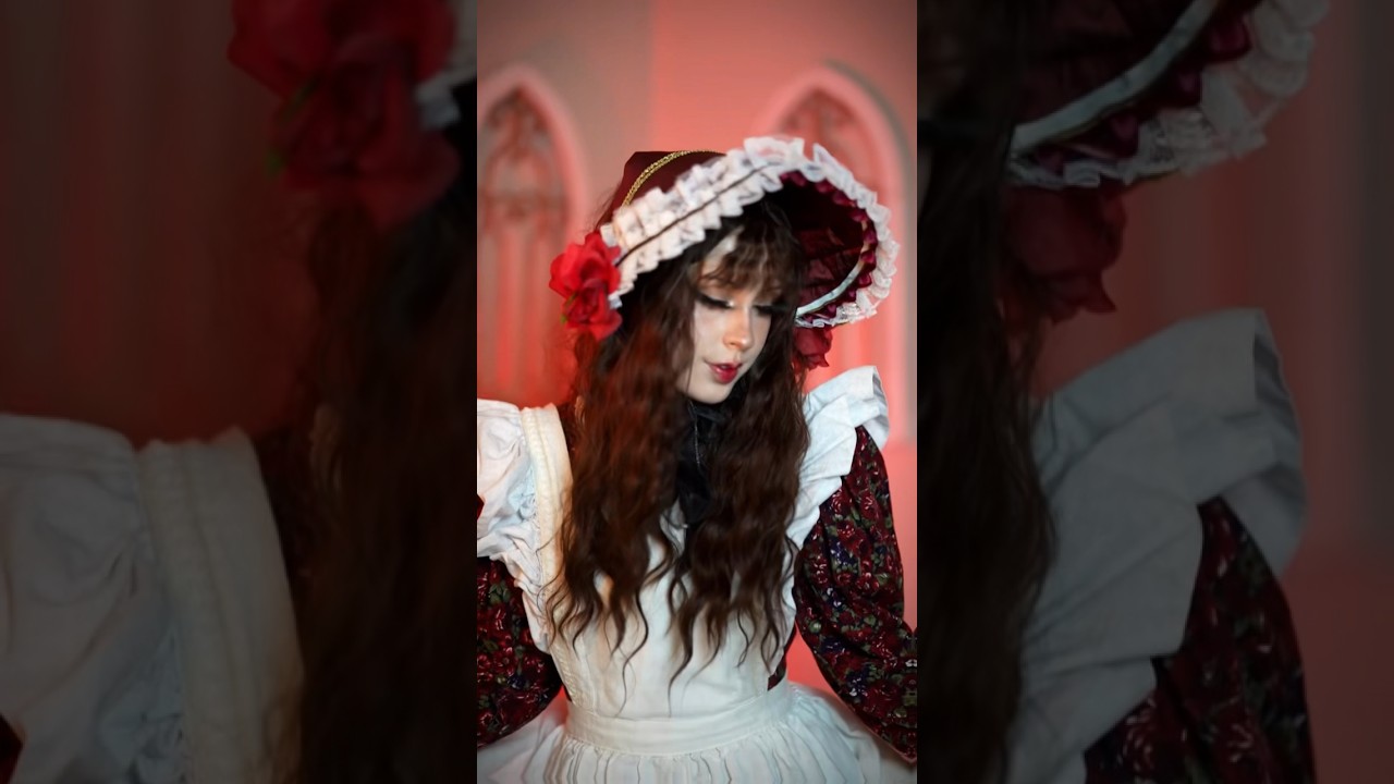 Porcelain doll inspired look 🥀✨