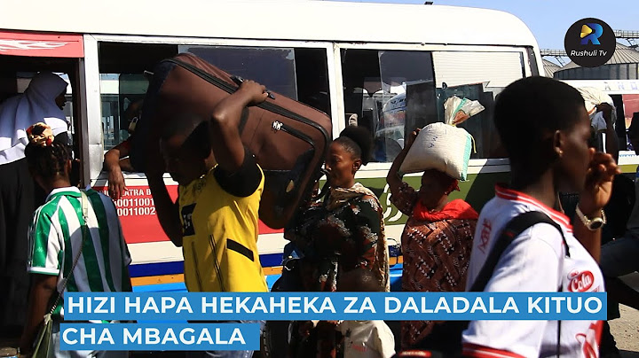 HEKA HEKA  NA VURUGU ZA DALADALA KATIKA KITUO  CHA DALADALA MBAGALA RANGI TATU