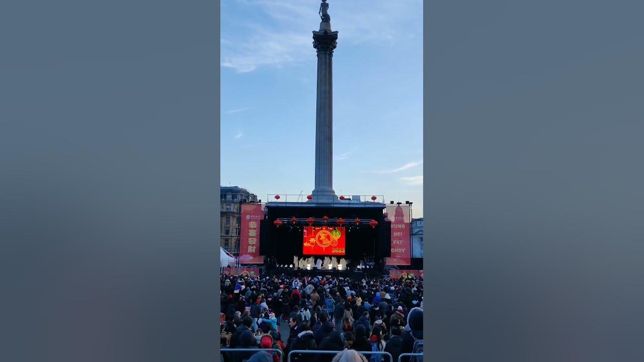 Trafalgar Square London| Chinese New Year Celebration#london #trafalgarsquare #chinesenewyear #2023