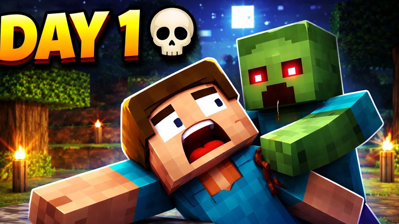 I Died on Day 1 in Minecraft Hardcore… - YouTube