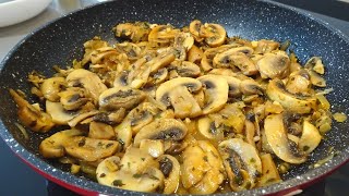 Recipe with mushrooms easy and delicious