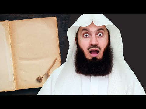 ALL THE QURAN PAGES ARE BLANK MUFTI MENK