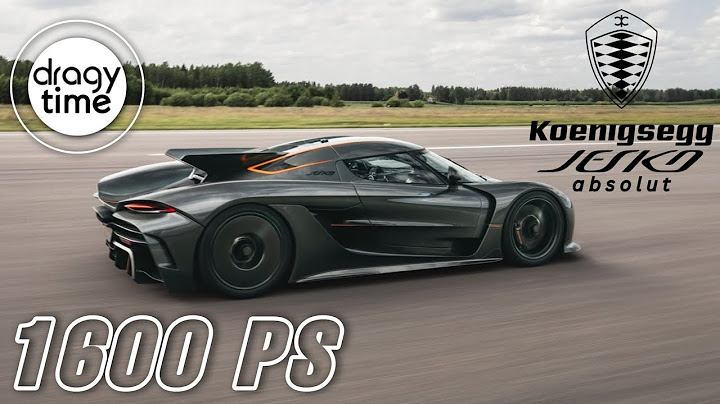 1600 PS Koenigsegg Jesko Absolut | Extreme fast acceleration from 0-369 Km/h & 0-229 mph)