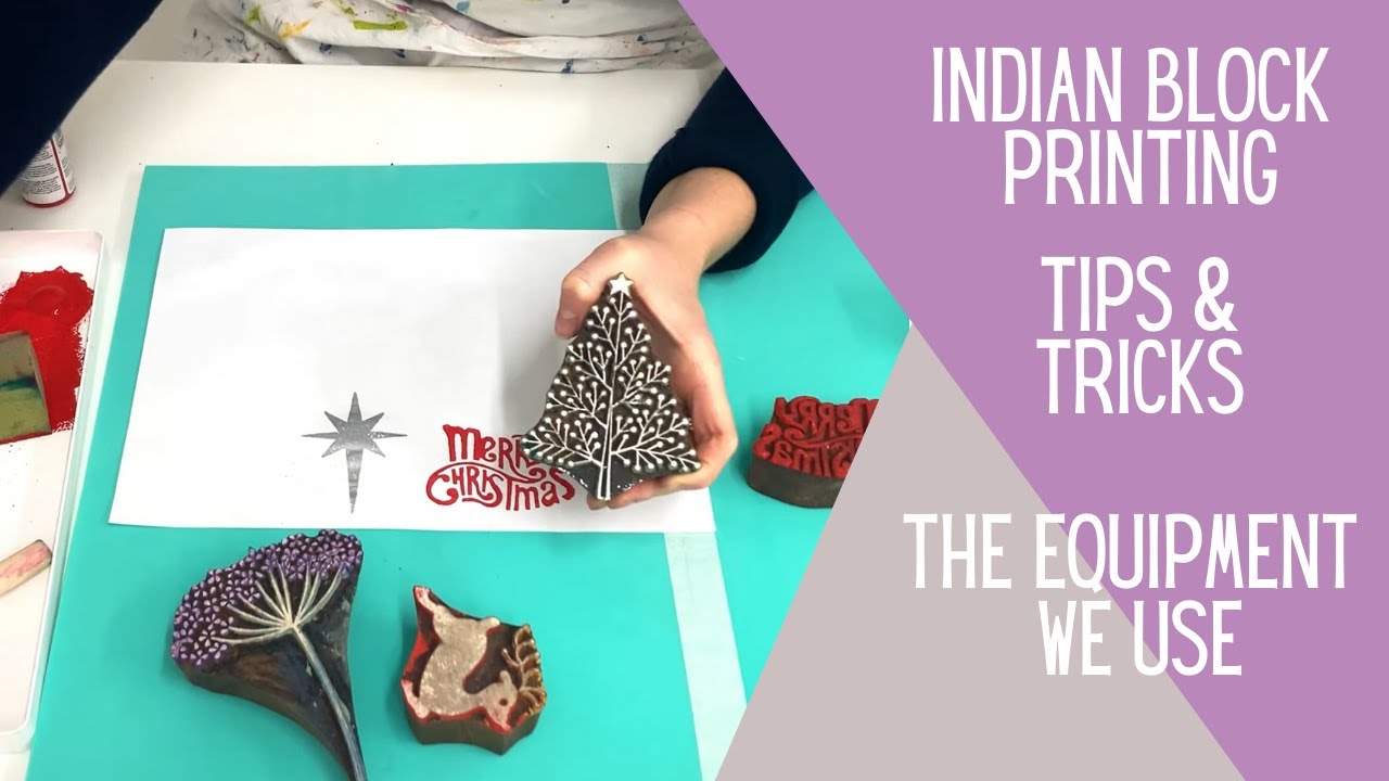 Block Printing Equipment The Arty Crafty Place YouTube