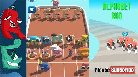 👀 Merge Alphabet Lore Run  mobilgames level◄49 wiwe