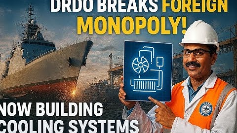 DRDO Breaks Foreign Monopoly! Now Building Cooling Systems for Indian Navy Warships