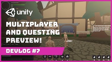 Indie Devlog Ep 07 - Multiplayer Is Working, Questing System Preview #QuestForRedemption