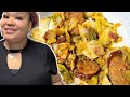 FIRST Time Cooking Fried Cabbage With Aldi Haul Ingredients