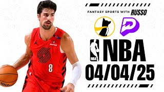 🏀 BEST NBA PICKS FOR FLEX FRIDAY 04/04/25 | PLAYER PROPS | TODAY | BEST BET | PRIZEPICKS | UNDERDOG