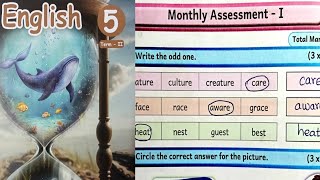 Monthly Essment-I 5Th Standard English Workbook Term2 Answers 2025-26