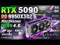 GeForce RTX 5090 + Ryzen 9 9950X3D2 - Test in 15 Games with New Drivers 2026 | 4K | 8K |