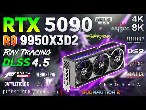 GeForce RTX 5090 + Ryzen 9 9950X3D2 - Test in 15 Games with New