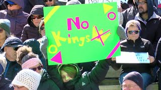 Hundreds march in Waterloo 'No Kings' protest as part of nationwide demonstrations