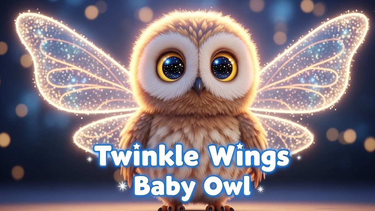 Twinkle Wings Baby Owl 🦉✨ Fun Learning Song for Kids | Toddler Nighttime Rhyme