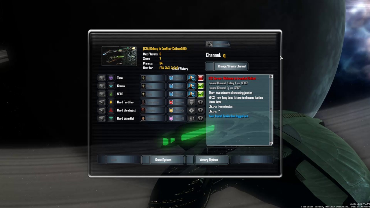 Star Trek: Armada 3: Borg multiplayer session