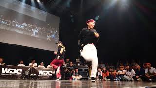 Twin turbo vs BLAZIN(JJ ライト) BEST4 KIDS WDC 2019 World Dance Colosseum #WDC