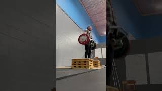 Trap Bar Jump Shrug from Blocks at Knee