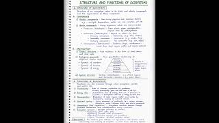 Structure and functions of Ecosystem for #14th JPSC mains  paper 6