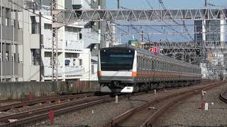 E233系0番台中央線快速（T26）西荻窪通過202101023