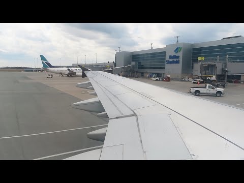 Air Canada A321 landing at Halifax Stanfield Airport | YHZ