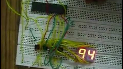 7-segment display and AT89s52  microcontroller counting upto 99
