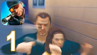 Sniper 3D Assassin: Gun Games (shoot to kill) - Walkthrough Gameplay Part 1 - 1-11 LVL (Android Ios) screenshot 5