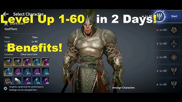 Black Desert Mobile: Level Up 1 to 60 in Just 2 Days & Benefits!