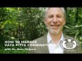 Vata Pitta Dosha | Managing Combination Ayurvedic Doshas with Dr. Marc Halpern