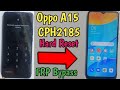 Oppo A15 CPH2185 Factory Reset Google Lock Bypass Oppo A15 FRP Unlock Tool Free!!!