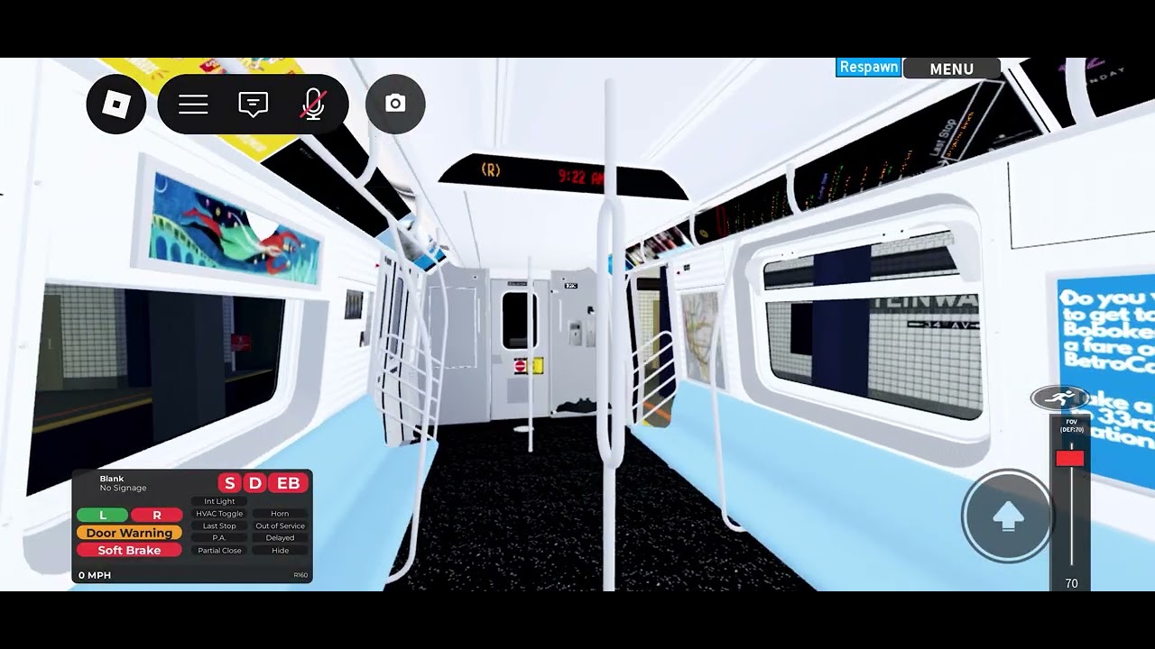 R160A (R) Train Via the Brighton to Brighton Beach