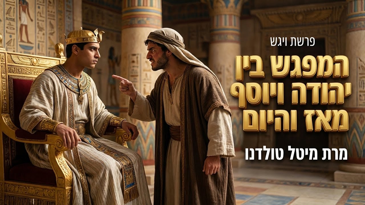 המפגש בין יהודה ויוסף אז והיום ✨ בסוד הפרשה - ויגש תשפ״ו ✨ מרת מיטל טולדנו
