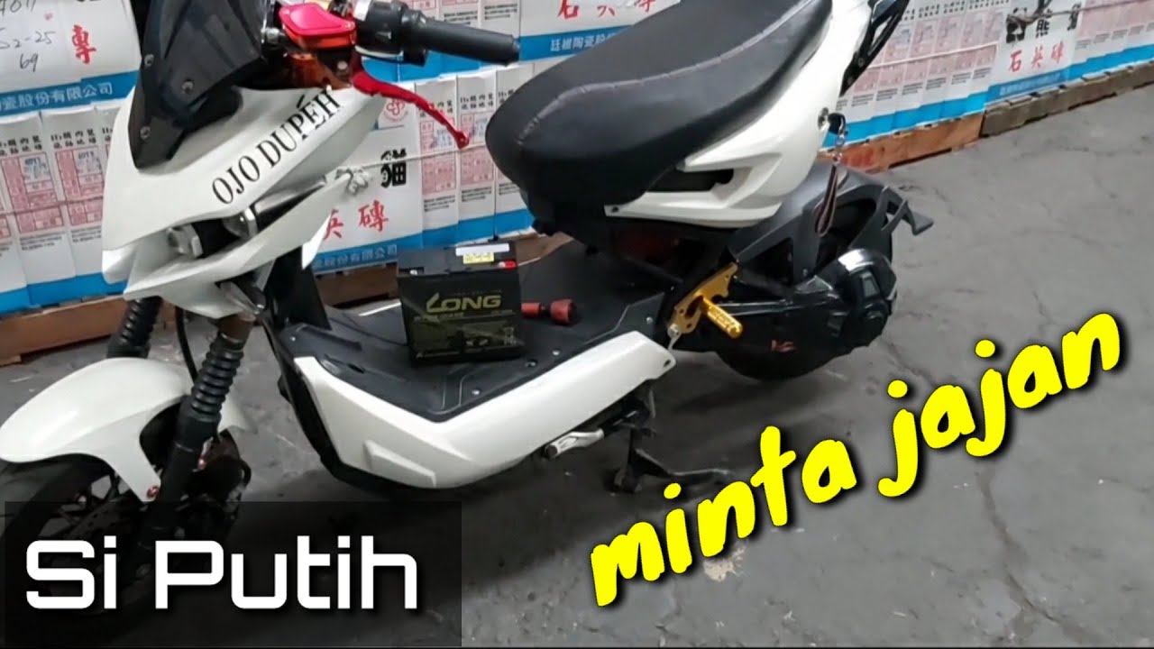 Si Putih Minta Jajan || Motor Listrik Taiwan || - YouTube