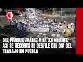 Del Parque Juárez a la 23 Oriente: así se recortó el desfile del Día del Trabajo en Puebla
